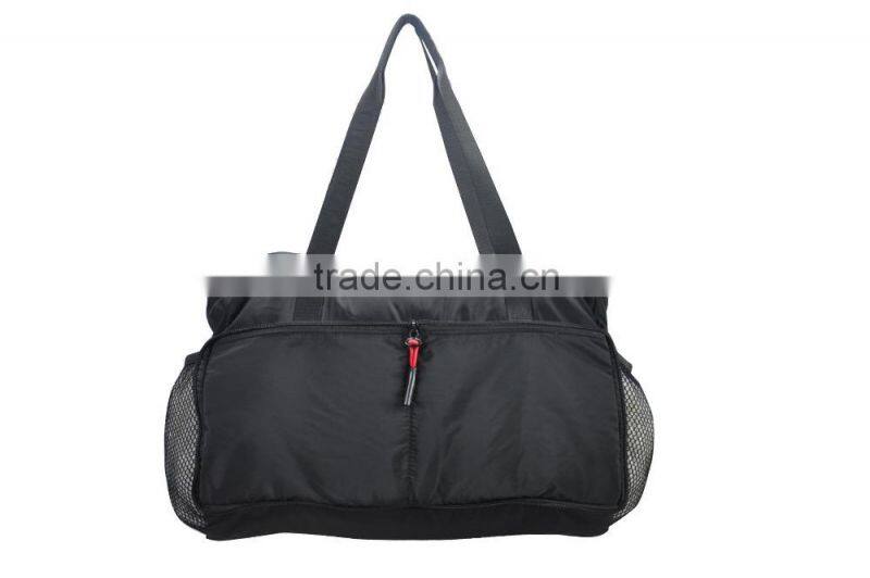 Customized foldable handbag reuseable foldable shopping bag nylon