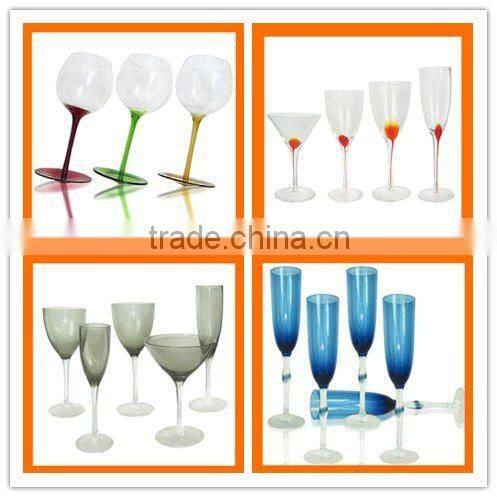 hand-painted beer glass