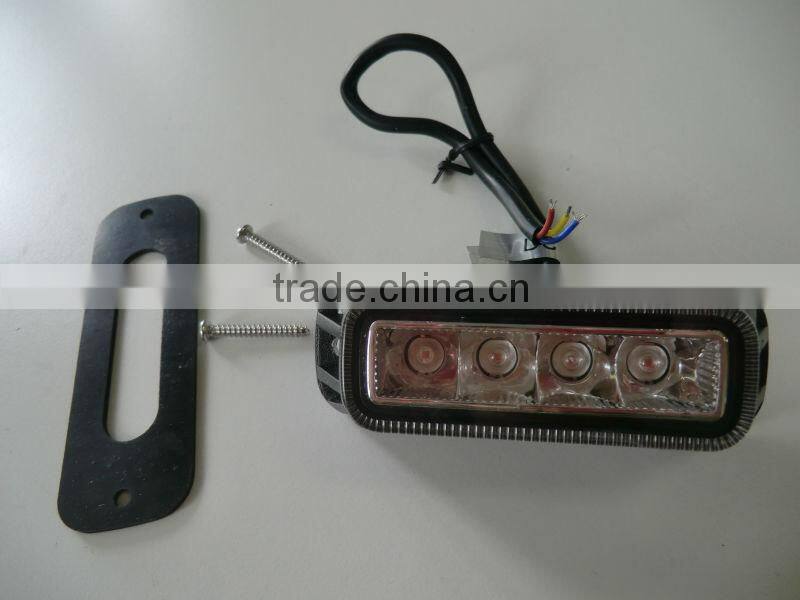 Super Bright LED Strobe Lightheads /LED Security Emergency Flash Strobe light /Dash light /Grille light (SR-LS-LD-4N), 3W LED