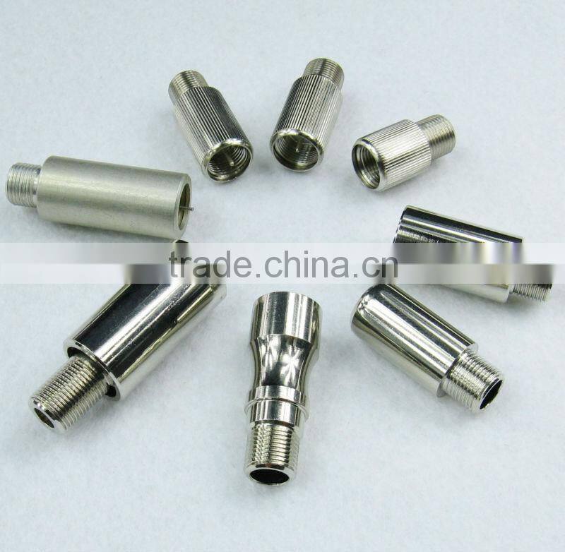 rg6 coaxial cable F type locking terminais e conectores