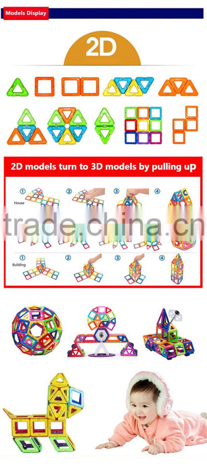 CE certificate Neoformers brand magnetic children toy