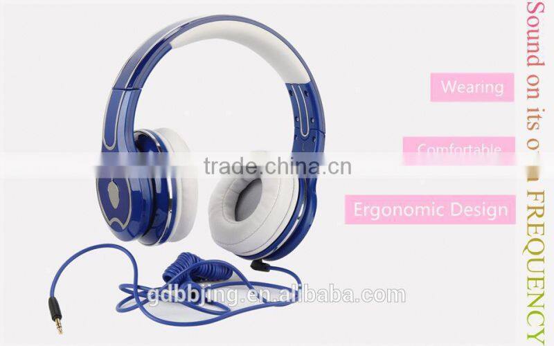 Noise Cancelling strong stereo computer /MP3/MP4/game player/phone headphone for young people