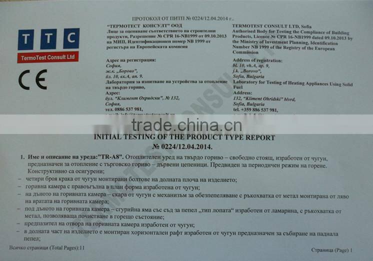 China hot sale indoor stove with oven for baking factory directly cooking fireplace