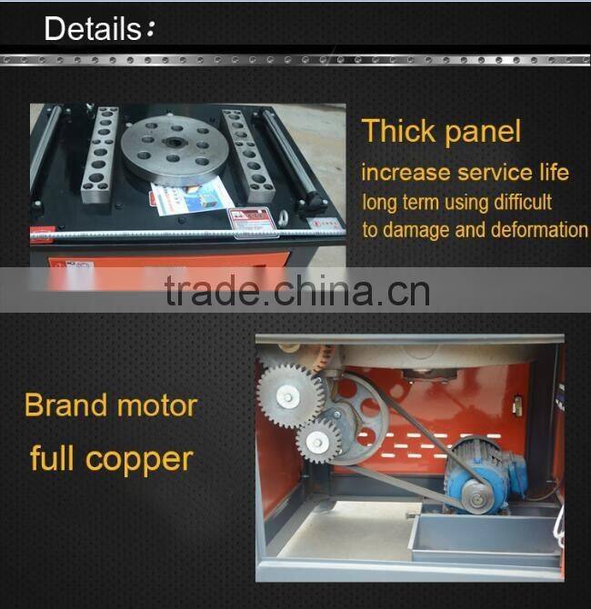 GW40 Rebar Bender Automatic Construction Steel Bar Bending Machine