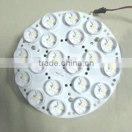Led lights of 20x1W down light led smd pcb board