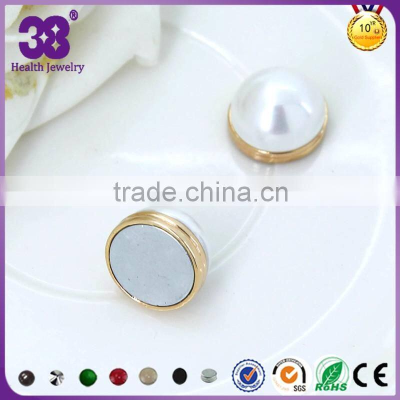 chinese imitation jewellery with gold plated earring fashion big pearl earrings
