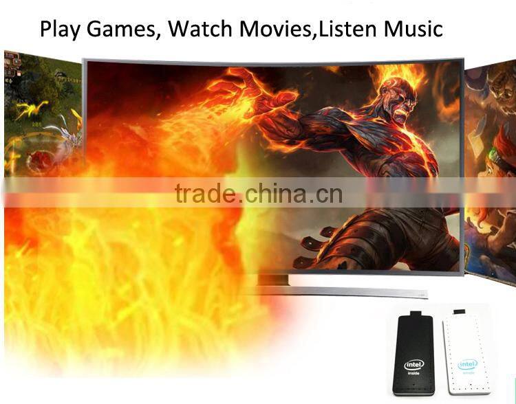 Intelligent Computer Stick intel Mini PC Win 8.1 with Legal Key ID Z3735F intel atom mini pc