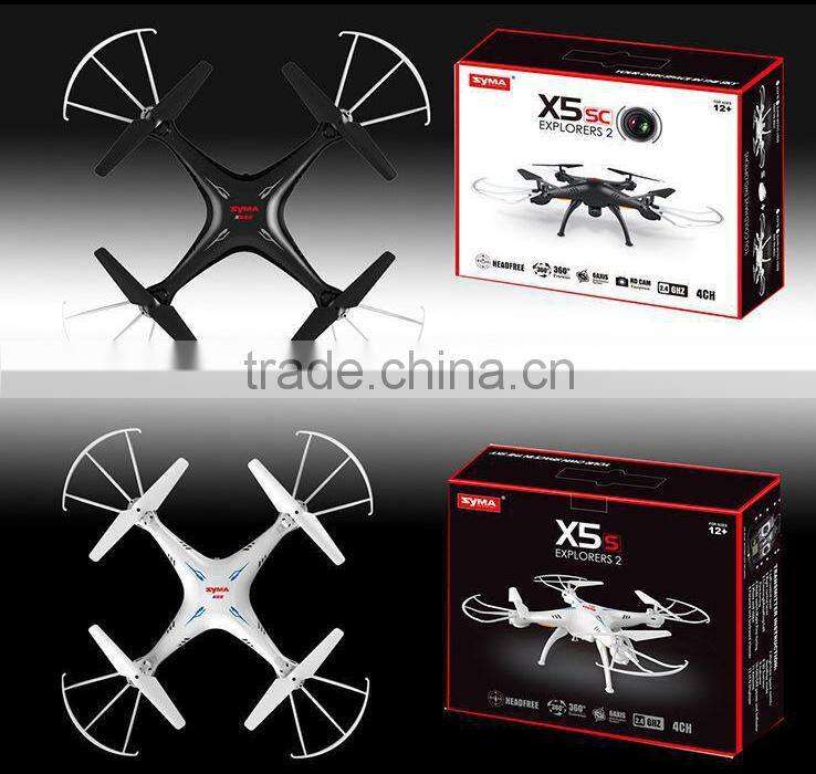Wholesale Syma X5SC Headless Mode RC drone quadcopter with 2MP Camera RTF