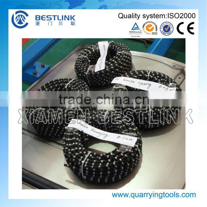 Long lifetime Concrete Cutting Diamond Wire Rope
