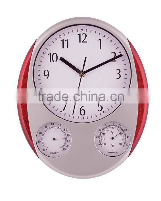 Weather Station Wall Clock YZ-8949B