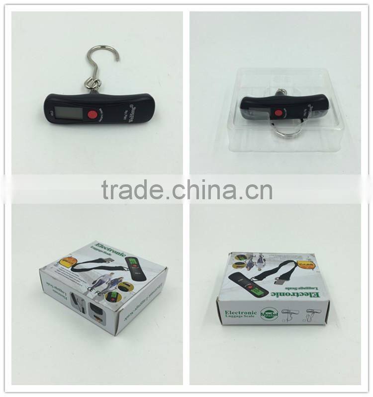 50kg digital electronic hanging scale type luggage scale,handy portable weighing scale