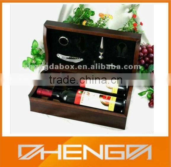 High quality customized Custom Make Antique Old Wooden Wine Boxes for Sale