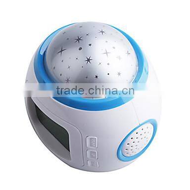 Music Starry Sky Projection Digital Cheap LED Alarm Clock