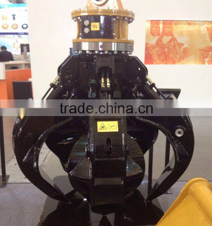 hitachi zx360h 5 Teeth Orange Peel Hydraulic Grapple