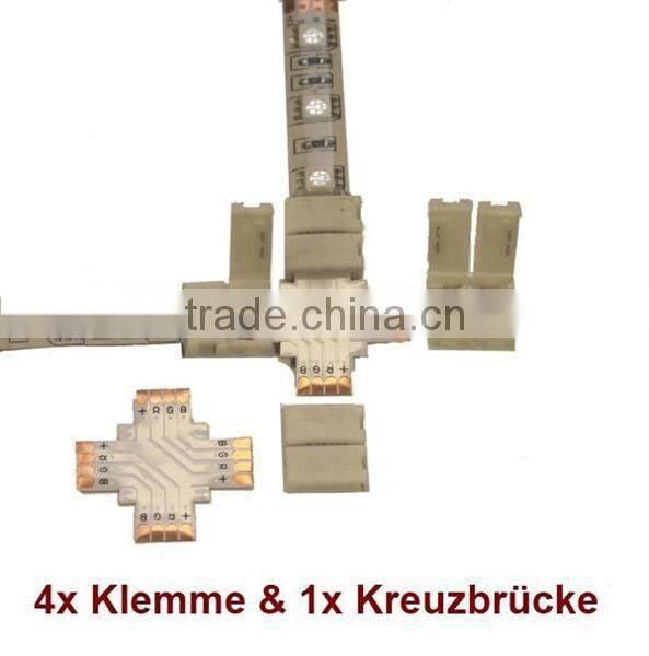 3528 strip light connector with wire leads