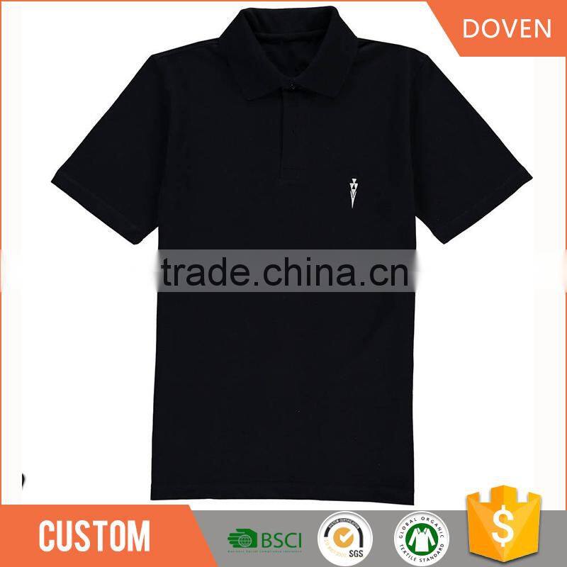 CVC pique customized uniform polo shirts
