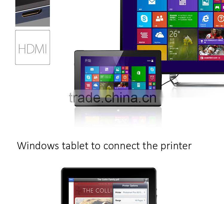 10.1 inch intel CPU windows 8 OS tablet PC with 2G RAM