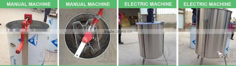 4 frames detachable honey extractor with electric motor