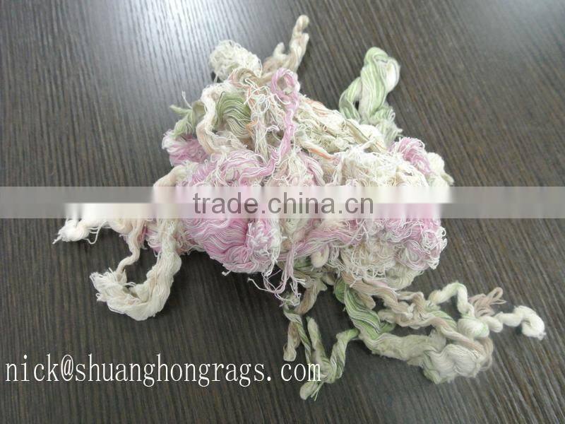 Cheap price colored cotton waste for industrial use