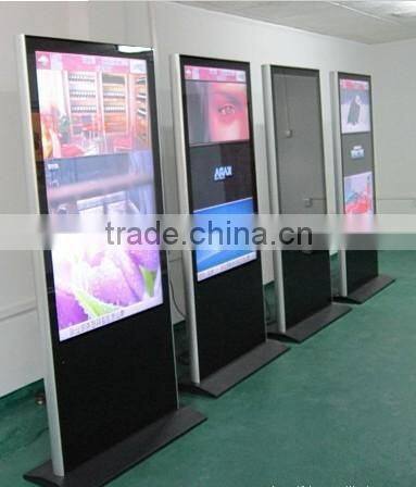 Indoor 55inch HD retail lcd display screen lcd totem display electronic screen for shopping plaza
