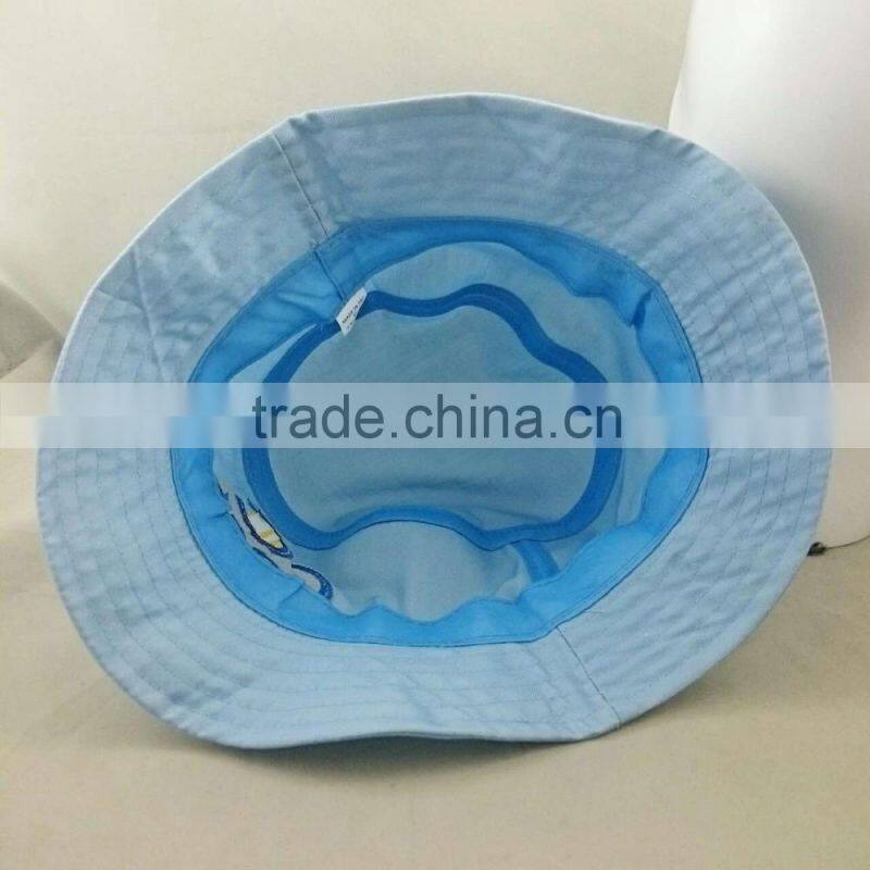 Guangzhou high quality embroidery polycotton bucket hat factory