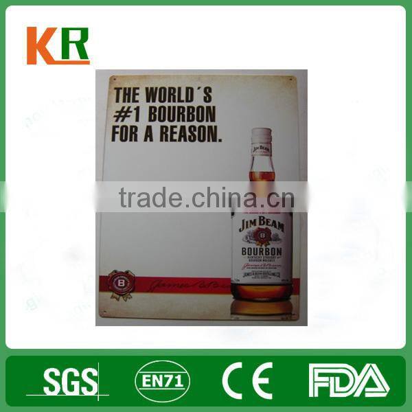 Customized Vintage Metal craft road traffic tin sign