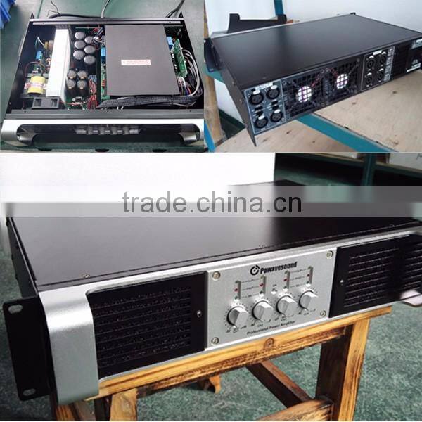 MC-4800 powavesound 4 channels 800w pro 8ohm power amplifier