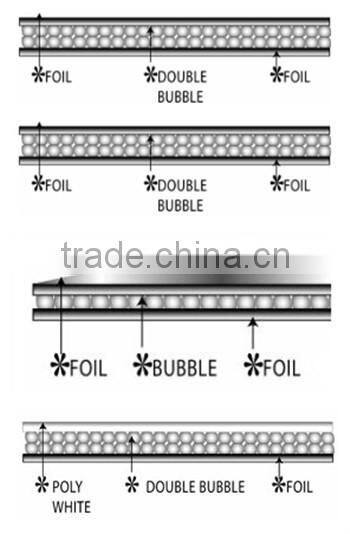 reflective aluminum foil air bubble insulation