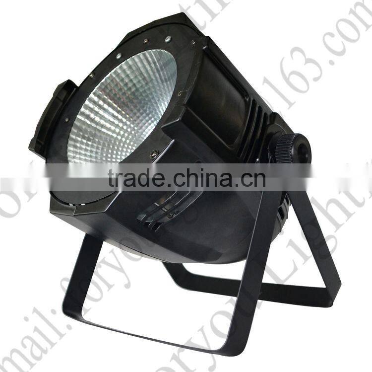 CE ROHS FCC 200 Watt Pro Stage Disco DJ Wedding Studio DMX Wash Par Can 200W RGBWA+UV 6IN1 LED COB Par64