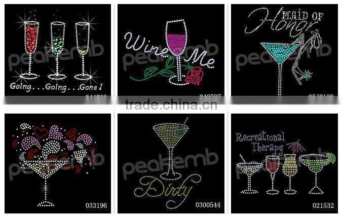 Beautiful iron on rhinestone transfer Show Mom For T-shirt