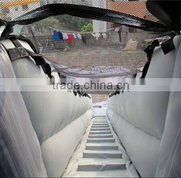 Hola yellow bouncy castle/inflatable bouncy castle with water slide/bouncer house