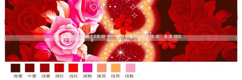 100% bedsheet 3d polyester fabric home textile fabric brushed soft fabric of china