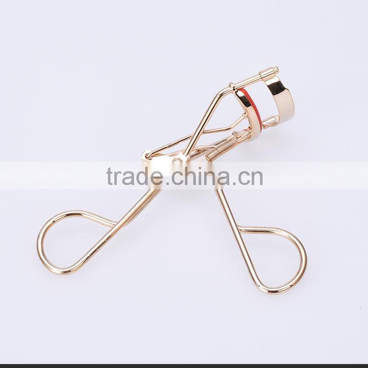 S60.1199-2015 New design professional carbon steel eyelash curler with gold-plated