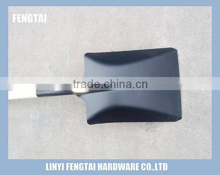Spain T Short Wooden Handle Square Steel Shovel