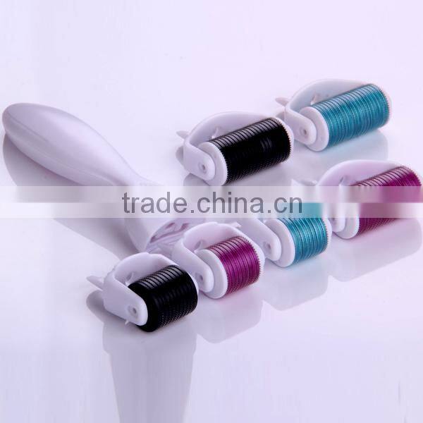 600 pins microneedling derma roller micro needle roller for stretch marks and celullite