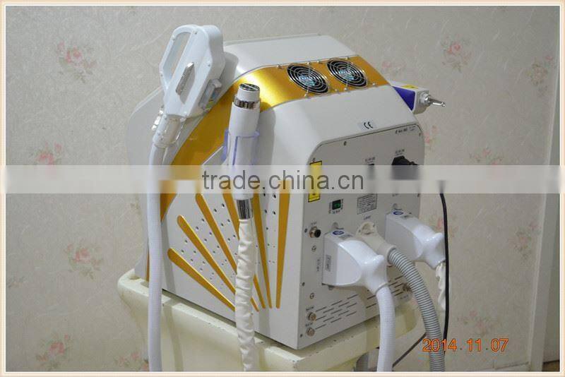 4 in 1 SHR IPL RF Elight ND Yag Laser for Hair and Tattoo Removal