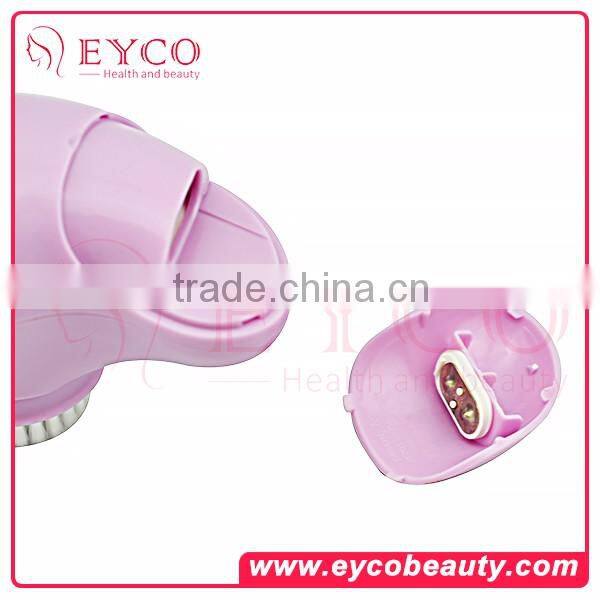 2016 good selling women facial electric silicone sonic clean and clear face wash brush for women