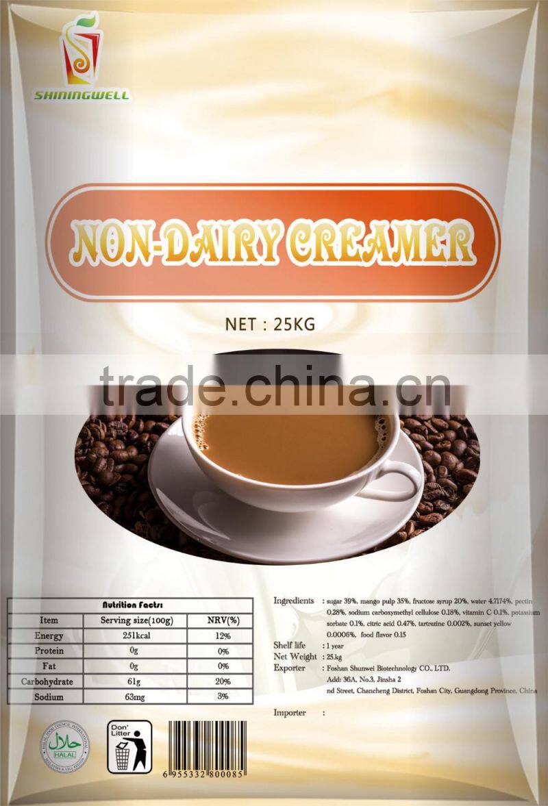 instant 3 in 1 coffee production line use non dairy creamer