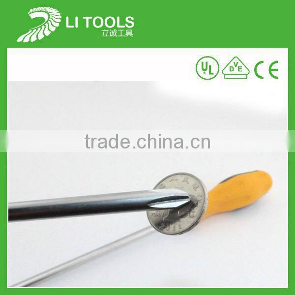 Soft grip handle carbon steel magnetic ph0/ph1/ph2/ph3 phillips screwdriver