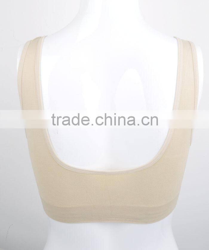 New U Back Sport Yoga Bra Leisure Seamless Genie Bra Camisole Exercise Crop Tops Non Padded 3pcs/set