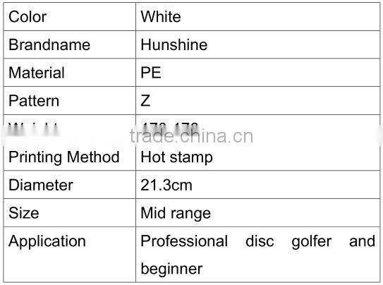 white cheap plastic disc