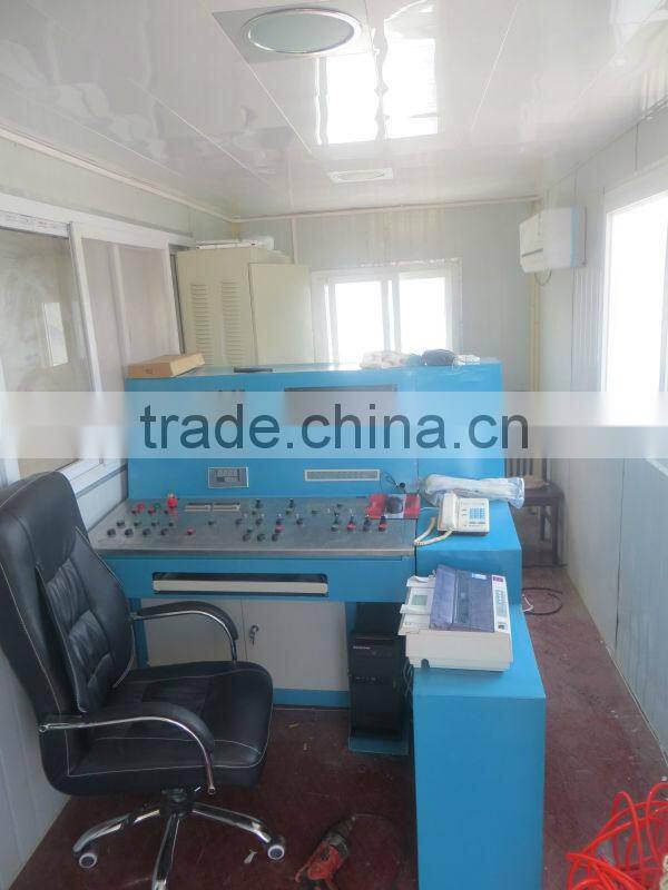 Low price PLC schenider Control HZS25 mini batching plant sold to Algeria