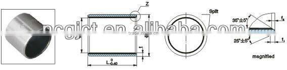 Good Quality Self Lubricant PTFE SF-1 Bearing Bushing