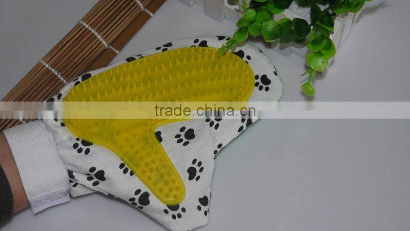 2015 colorful pet dog bathing glove
