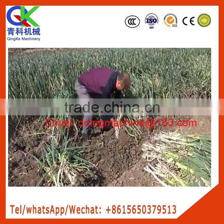 track Crawler mounted shallot combine harvesting equipment