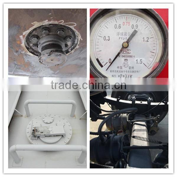 4 axles steel fuel tanker truck capacity crude petroleum oil refineries