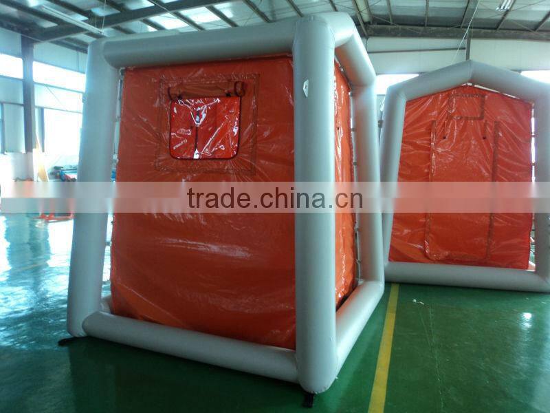 2015 hot Korea pvc CE decontamination inflatable tent for sale