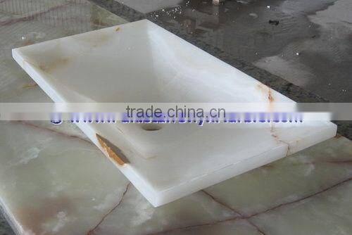 Top Quality WHITE ONYX SINKS BASINS COLLECTION