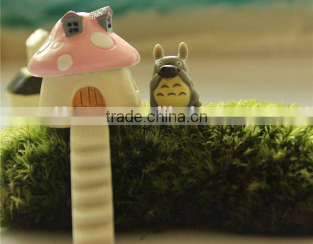 Cute small accessories resin bend straight stair steps micro landscape ornaments