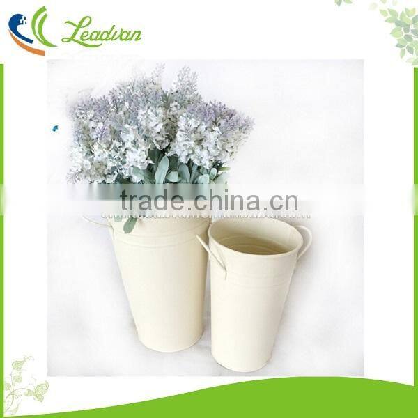 High quality floor decorative white large flower tall vase
